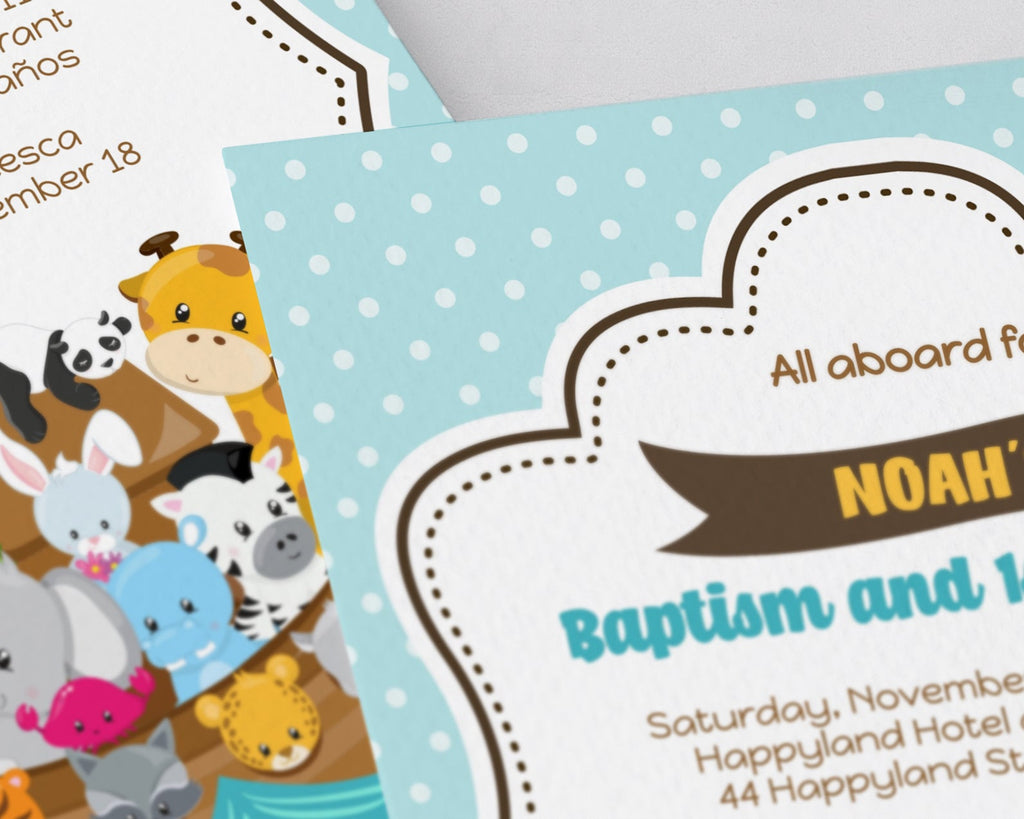 Planning and Preparation for a Noah's Ark Theme Baptism or 1st Birthday Party