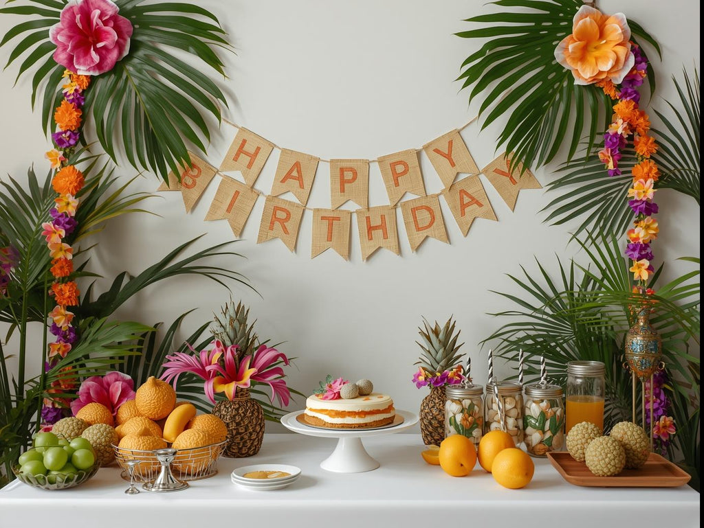 Hawaiian Birthday Party Decor